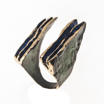 ANILLO AL VIENTO FILI PLAZA VERDE AZUL