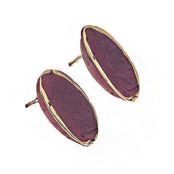 PENDIENTES FILI PLAZA EN2 SENCILLOS ROJOS