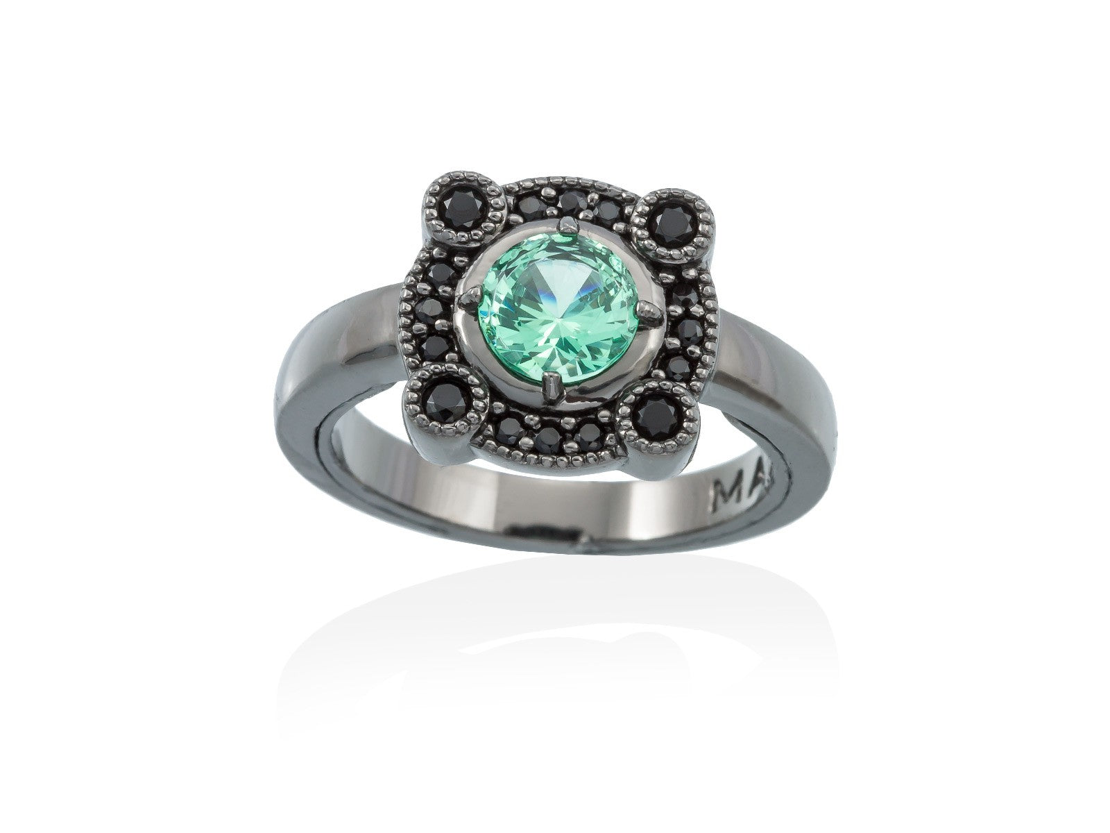 ANILLO RETRO VERDE