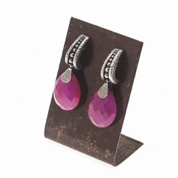 PENDIENTE KOULE FUCSIA