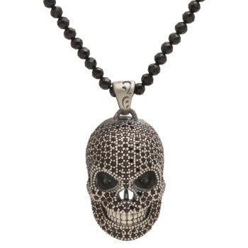 COLGANTE RAIVE NEW SKULL XL NEGRA