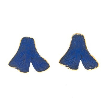 PENDIENTES FILI PLAZA PETALOS SMALL AZUL