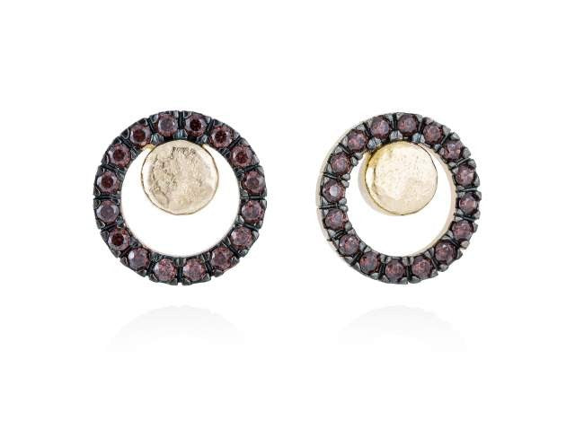 PENDIENTES FOUNDANT MARRÓN