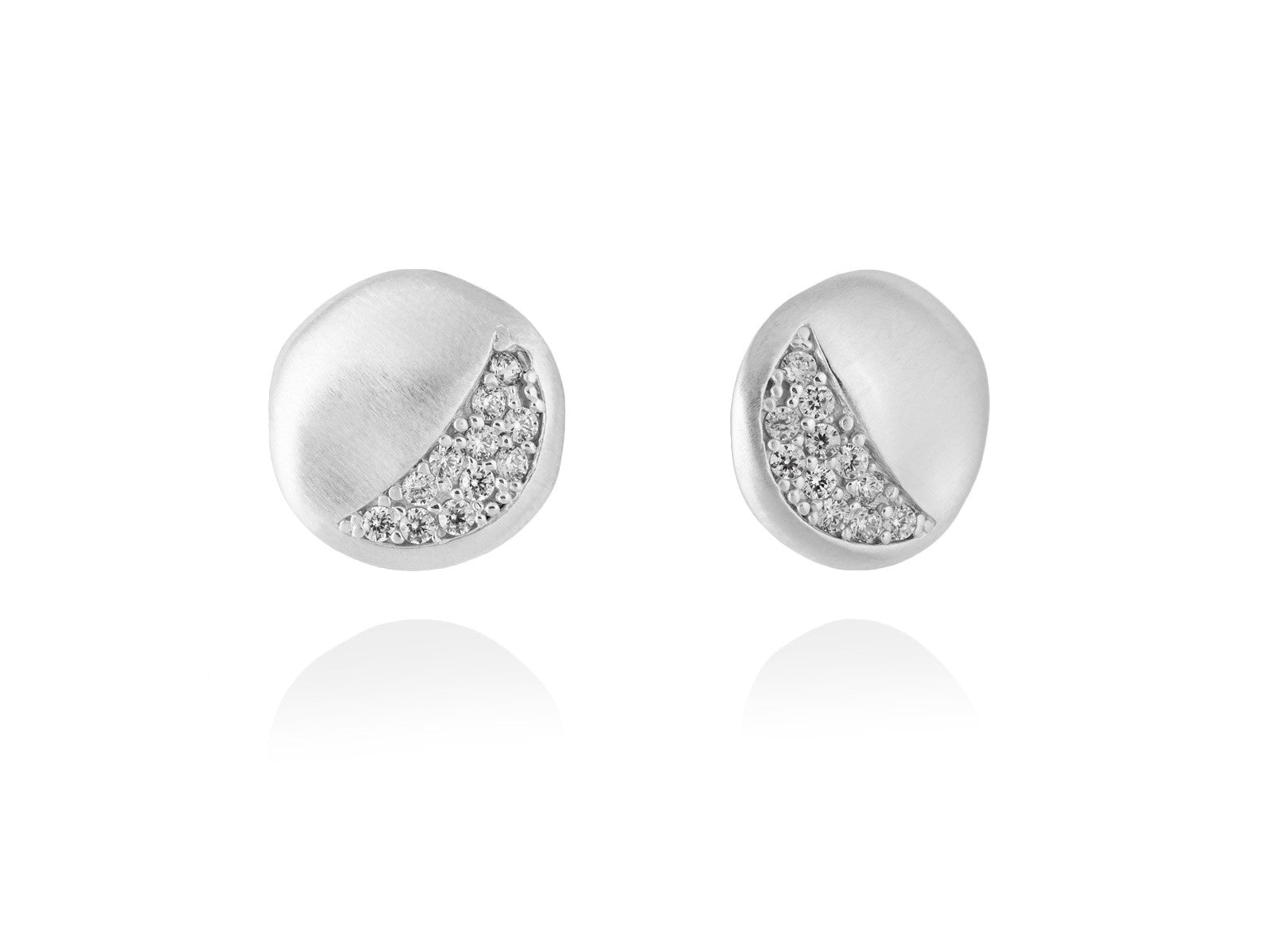 PENDIENTES HERITAGE BLANCO EN PLATA
