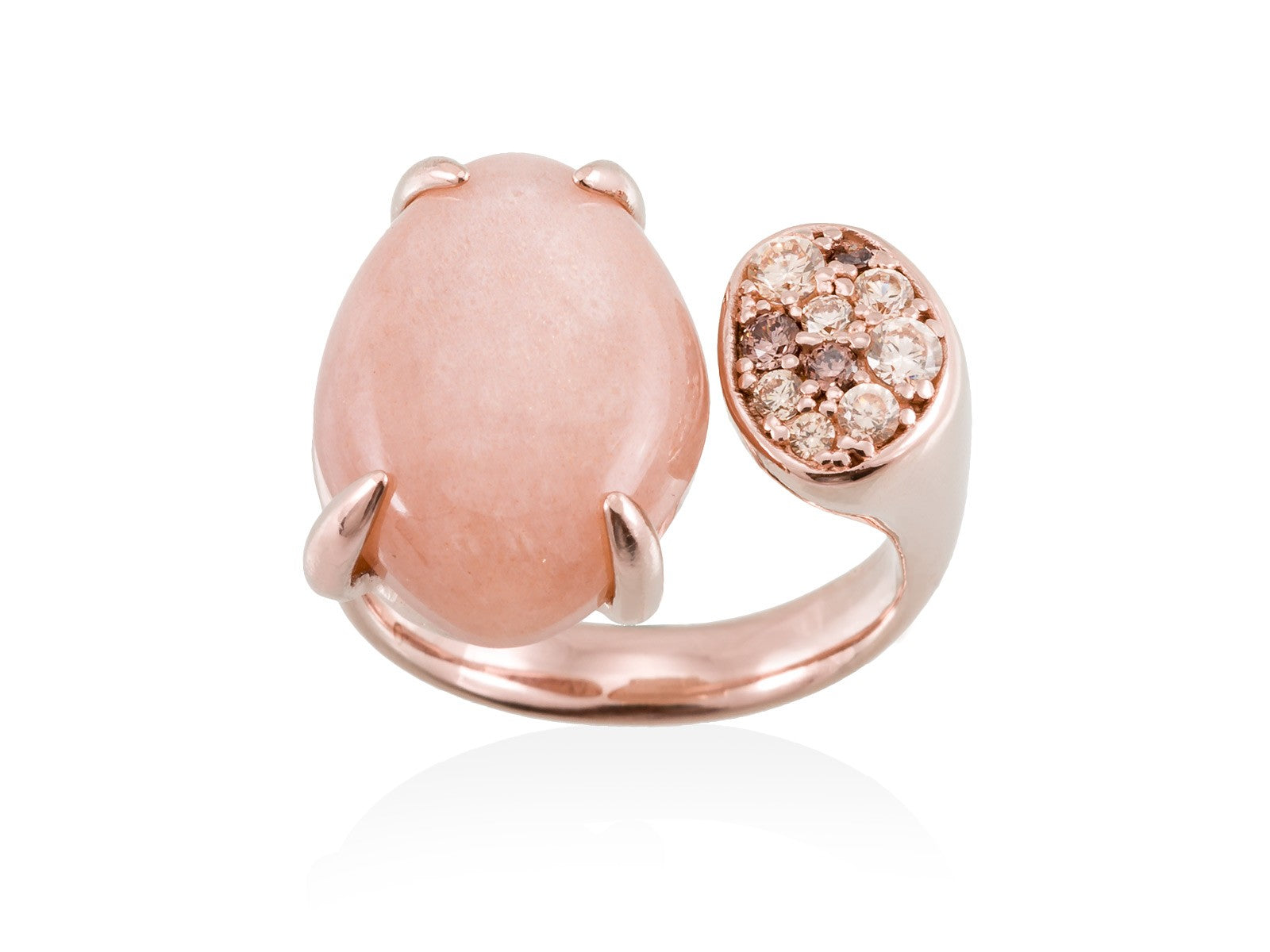 ANILLO MINK MELOCOTON