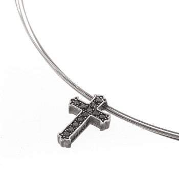 COLGANTE CROSS BLACK