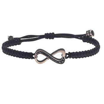 PULSERA INFINITI-LOVE BLACK