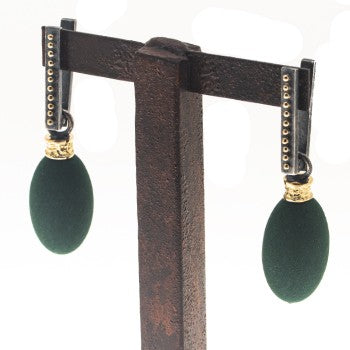 PENDIENTES CLAMP GREEN