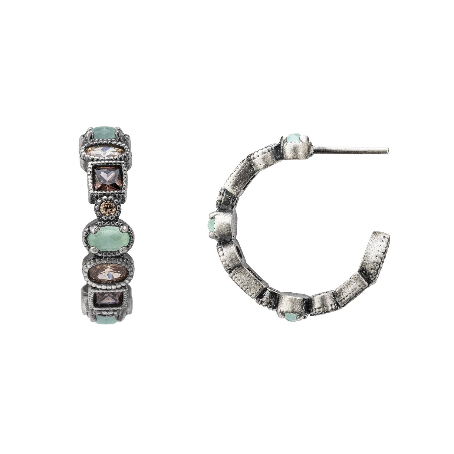 PENDIENTES RAIVE CRIOLLA CALCEDONIA