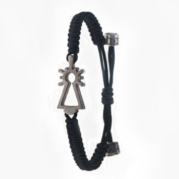 PULSERA VIRGEN DEL PILAR ORO BLANCO