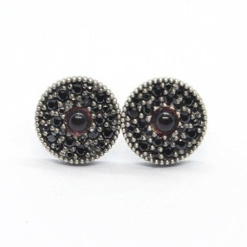 PENDIENTES SUNFIELD TURMALINA ROSA