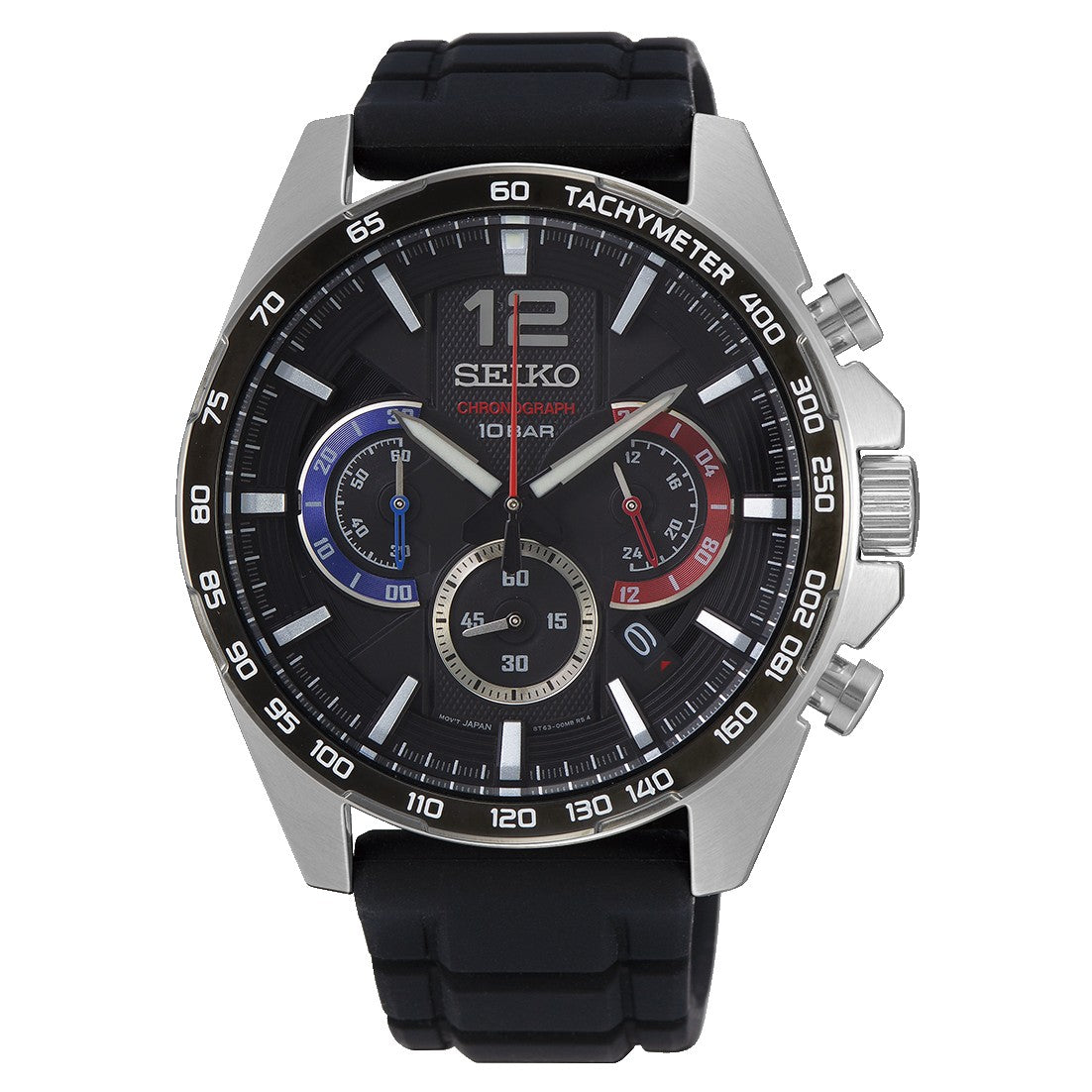 SEIKO NEO SPORTS CUARZO CRONO BISEL NEGRO