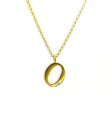 COLGANTE MON PETIT LETRA O