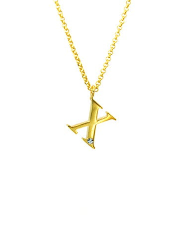 COLGANTE MON PETIT LETRA X