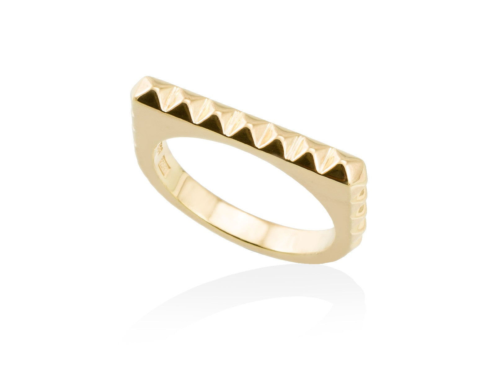 ANILLO TACHUELA DORADO