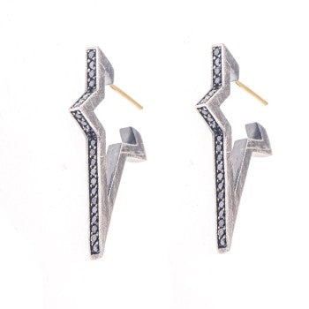 PENDIENTES THIERRY MUGLER BLACK