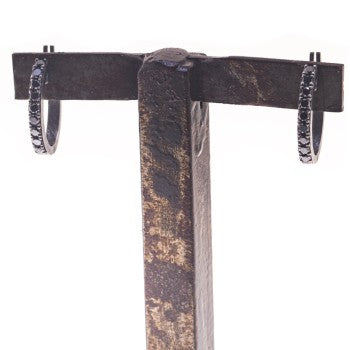 PENDIENTES BLACK RING