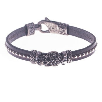 PULSERA RAIVE CALAVERA NEGRA