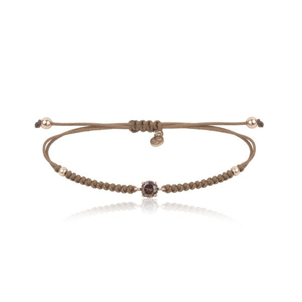 PULSERA SUNFIELD SQUARE MARRÓN