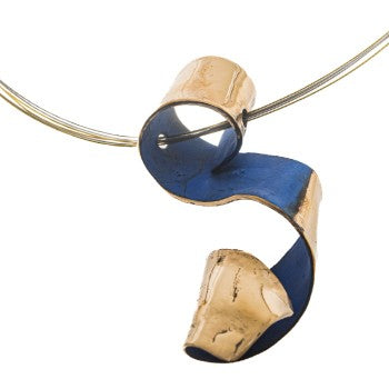 COLGANTE FILI PLAZA BRONCE AZUL