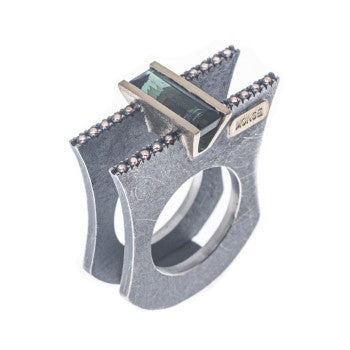 ANILLO TURMALINA VERDE