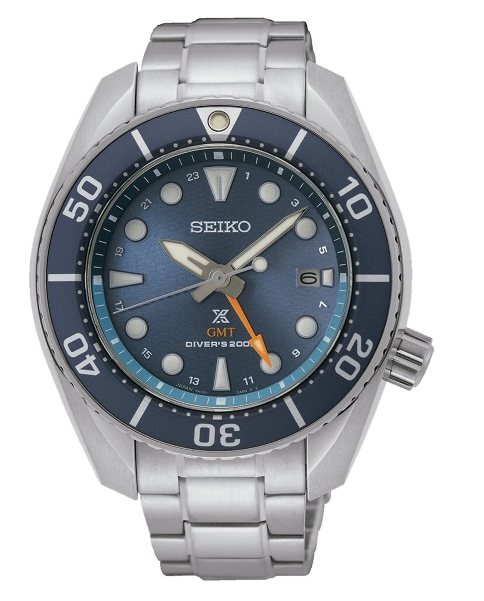 RELOJ PROSPEX SUMO SOLAR GMT ESFERA AZUL
