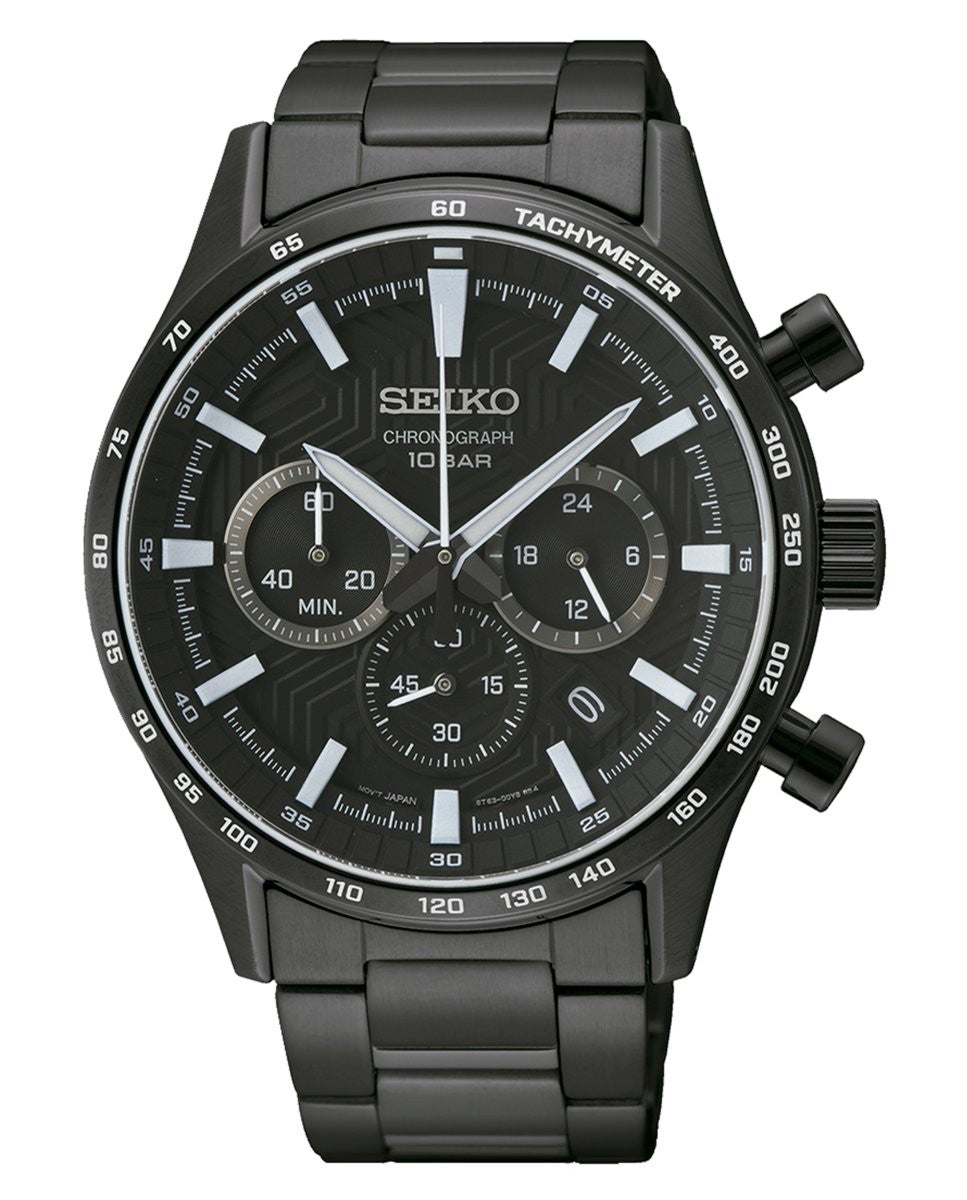 RELOJ SEIKO NEO SPORTS CRONO NEGRO ZAFIRO