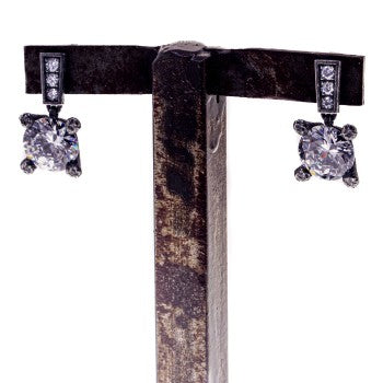 PENDIENTES PRINCESS XL BLANCO