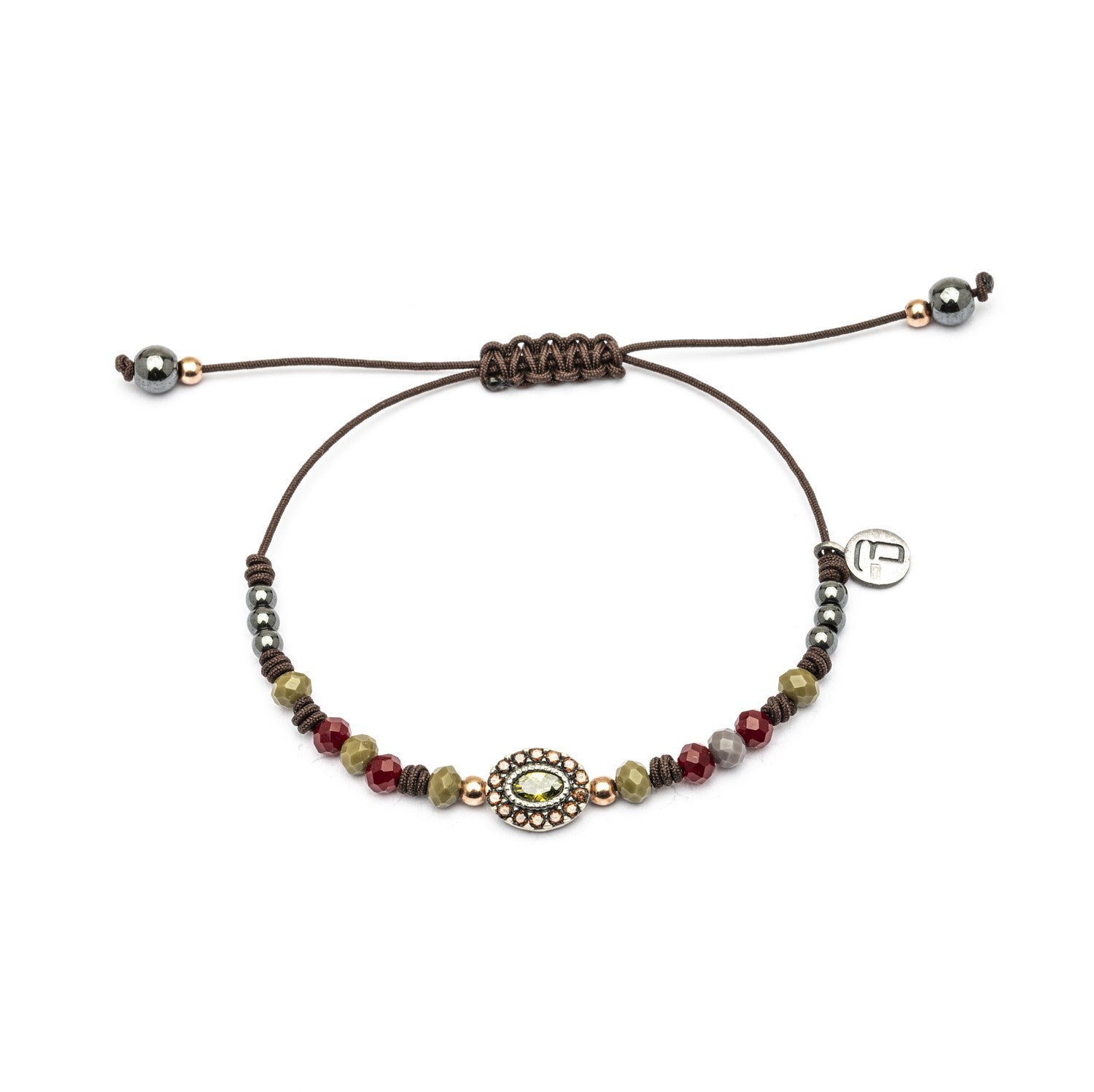 PULSERA RAIVE MACRAME OVALADA