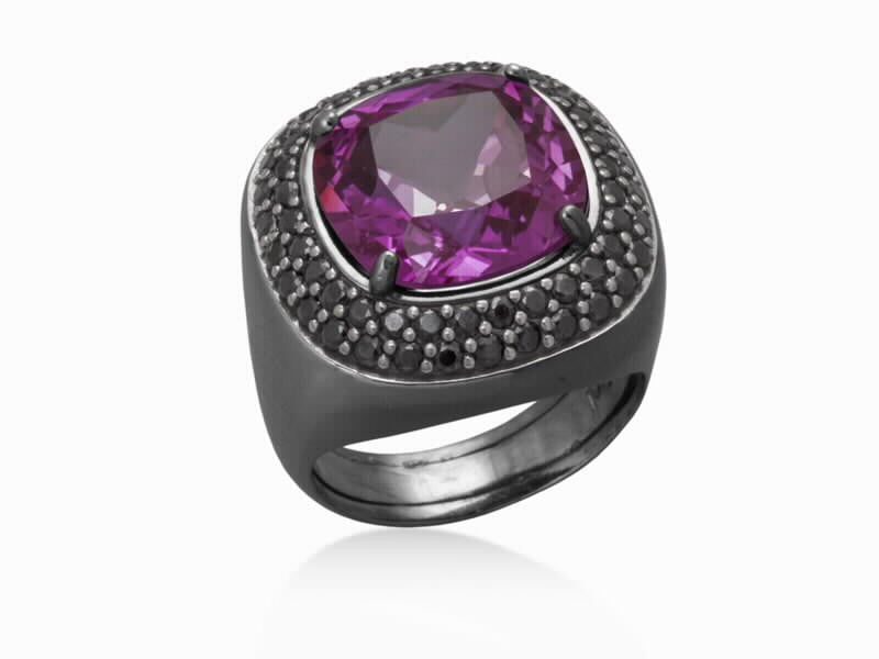 ANILLO JAIPUR CUARZO ROSA