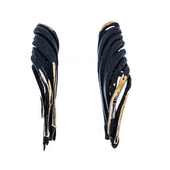 PENDIENTES FILI PLAZA EFÍMERA NEGROS