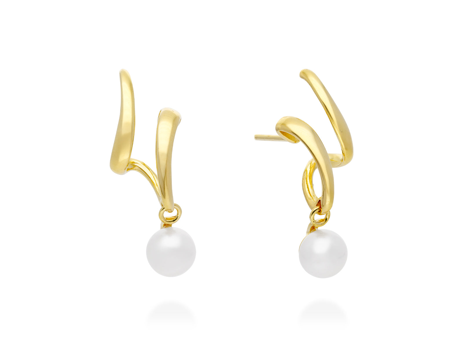 PENDIENTES PERLA TREPADOR