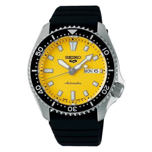 RELOJ SEIKO 5 SPORTS SKX STREET STYLE AMARILLO