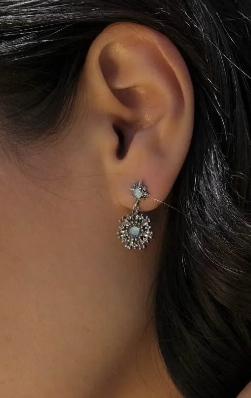 PENDIENTES SUNFIELD GADORIA FLEUR BLUE