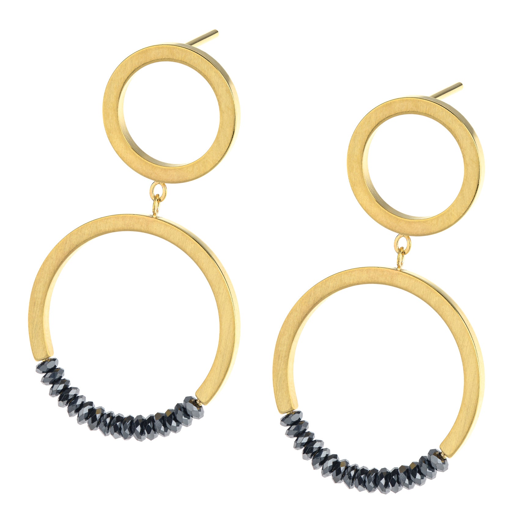 PENDIENTES ERNSTES HEMATITE
