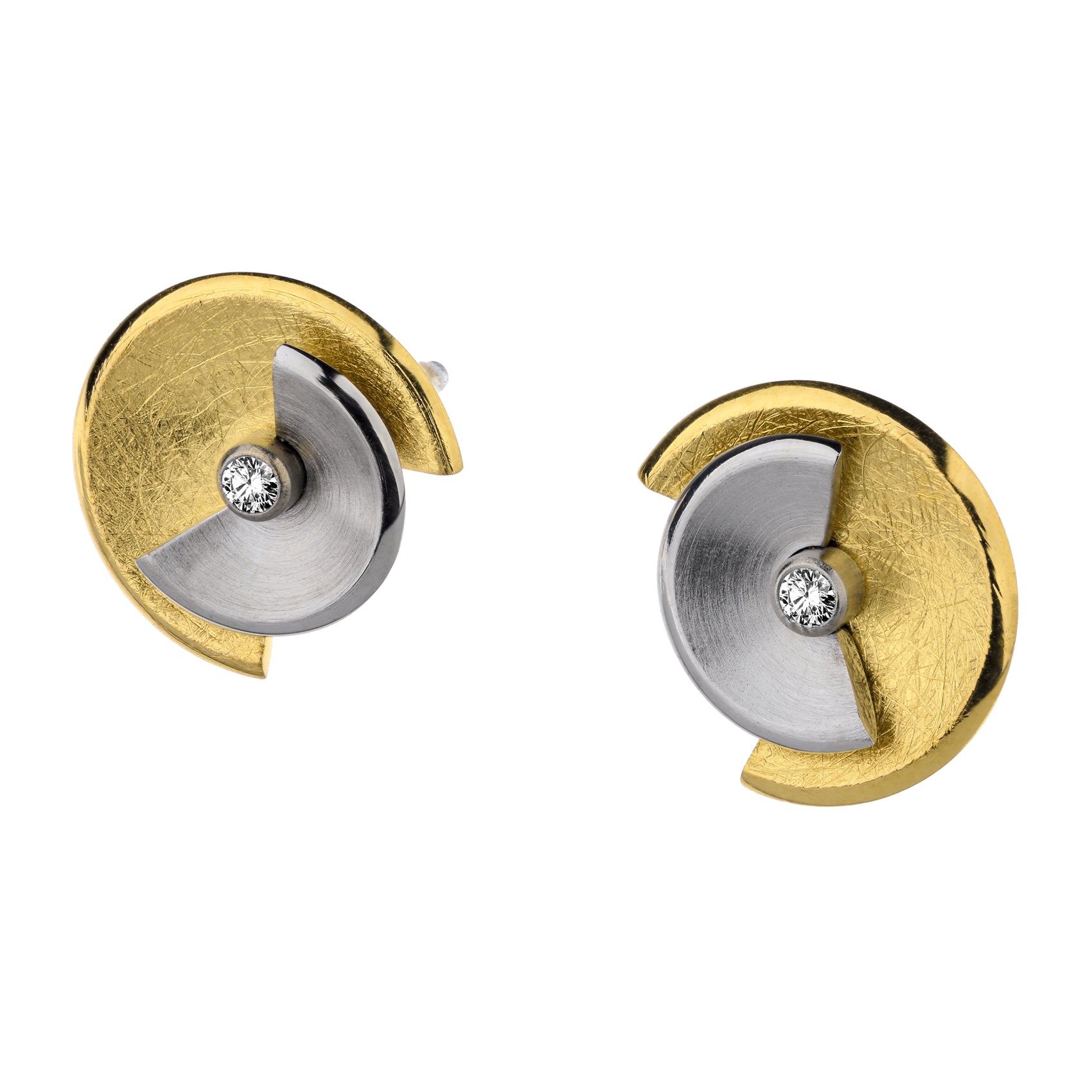 PENDIENTES ERNSTES GELBGOLD