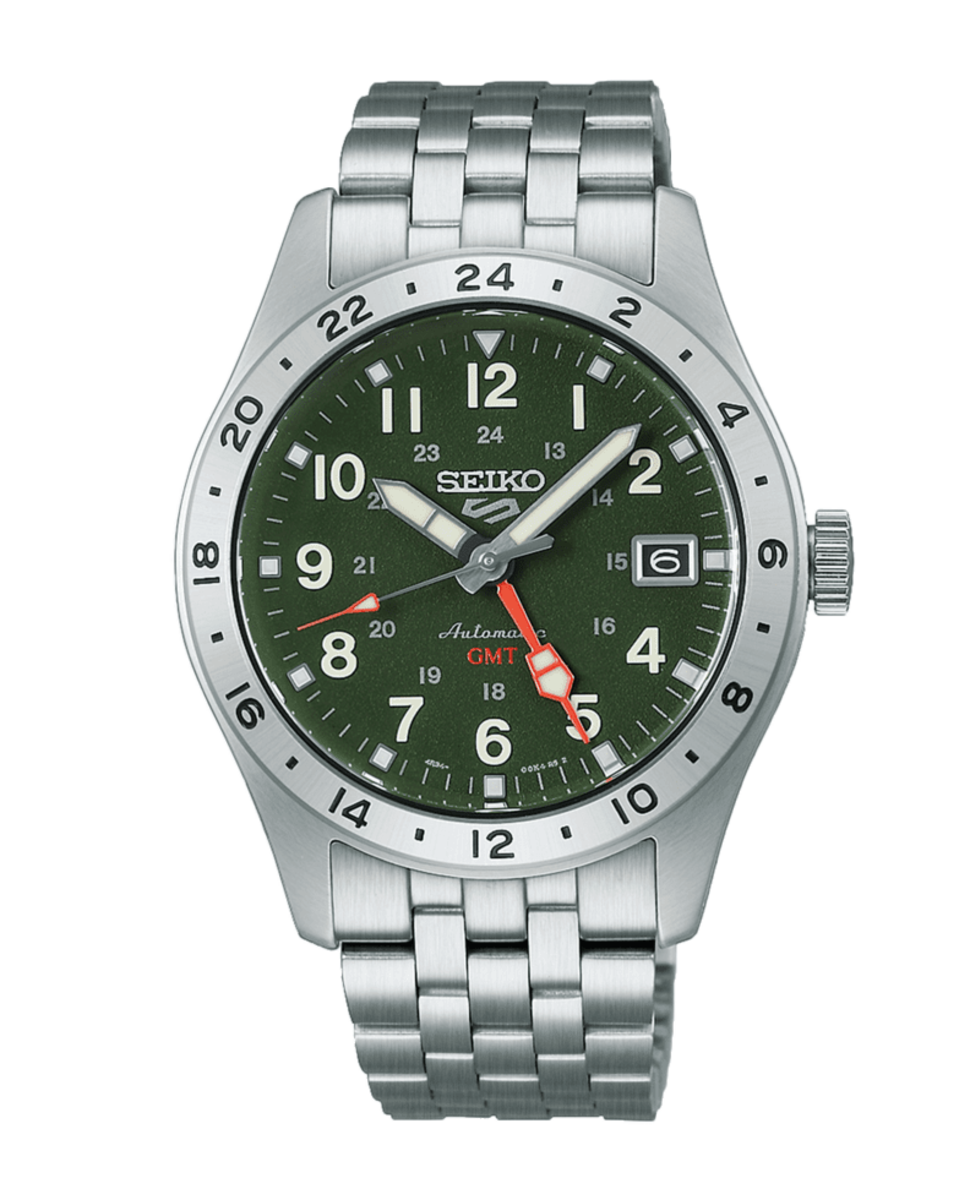 RELOJ SEIKO SPORT GMT CAQUI