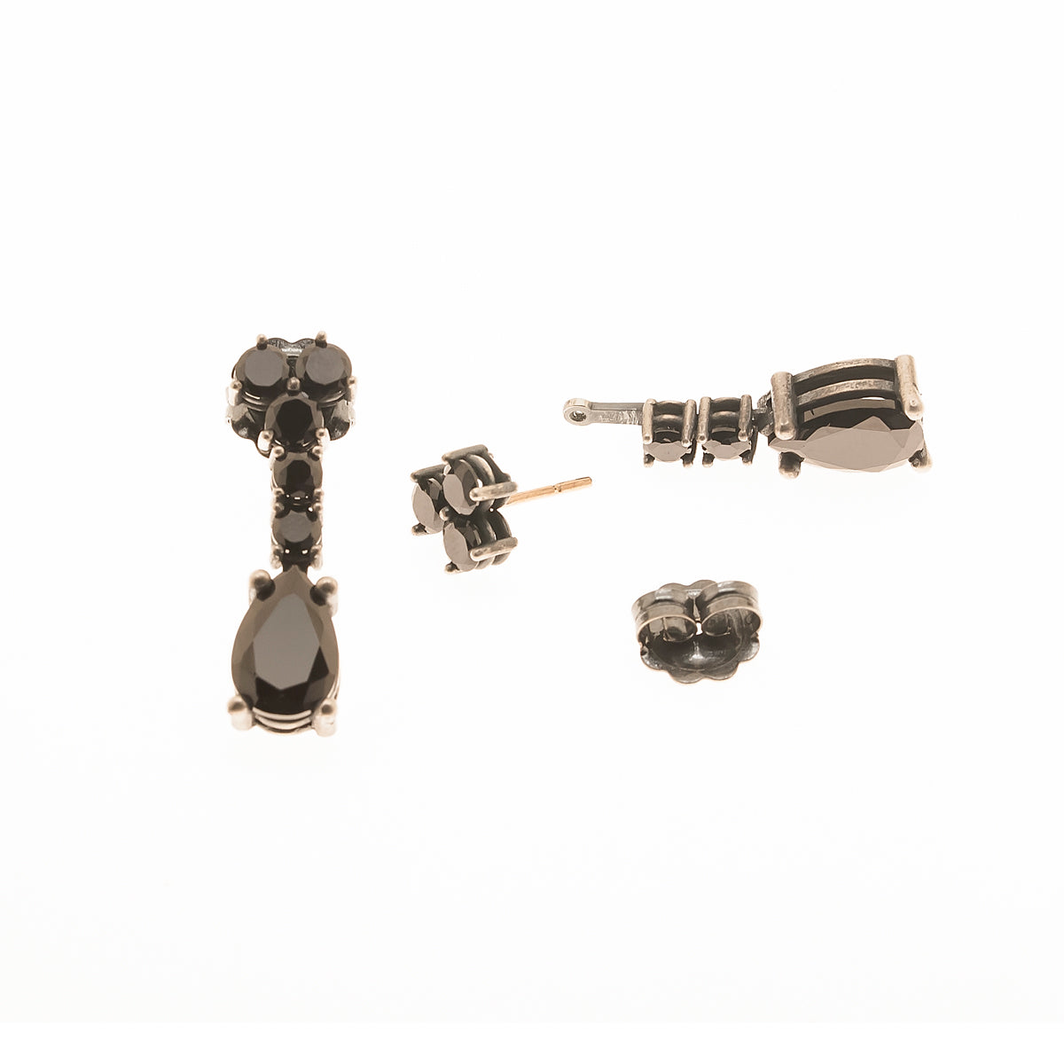 PENDIENTES KLAR NEGROS