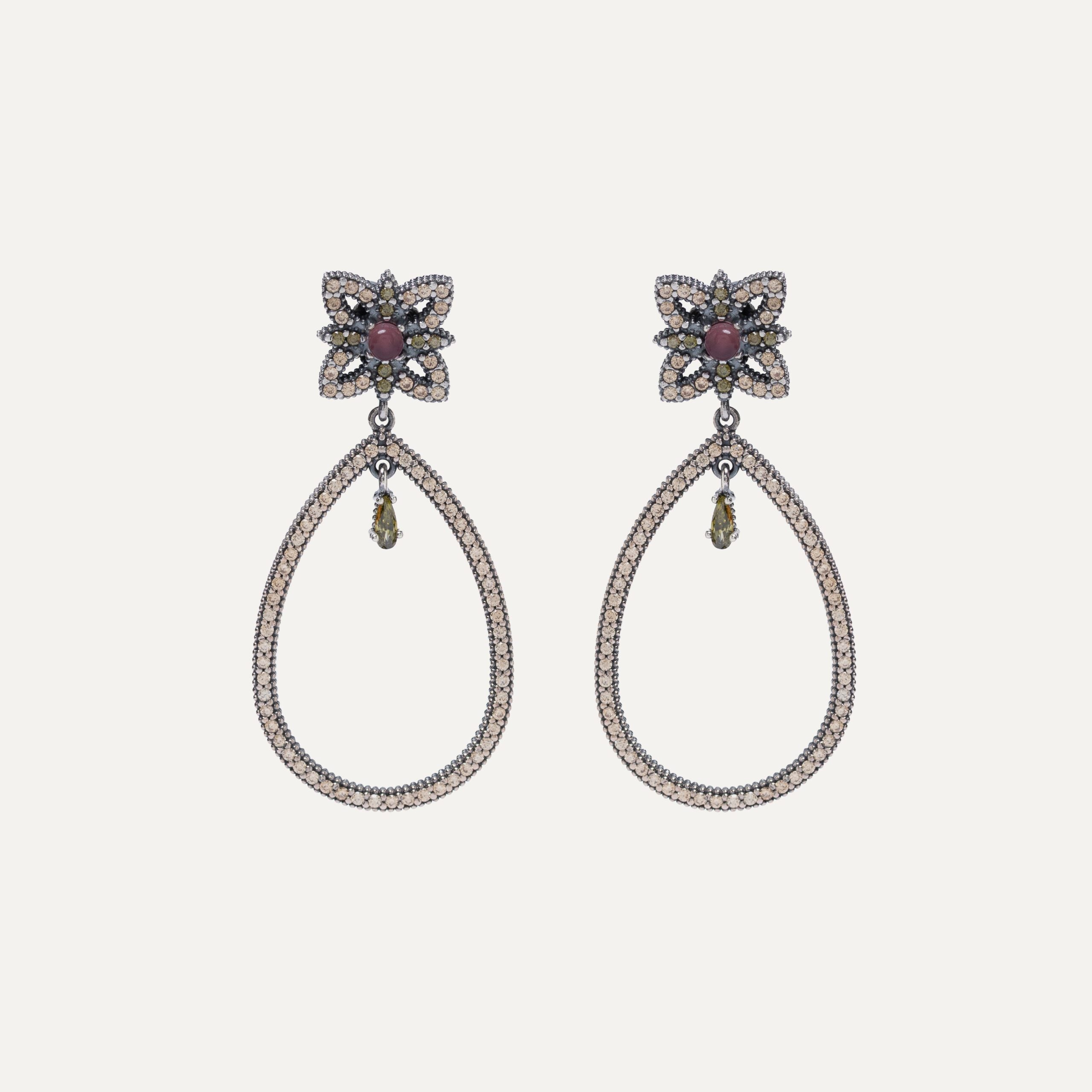 PENDIENTES SUNFIELD CHARLOTTE TOURMALINE