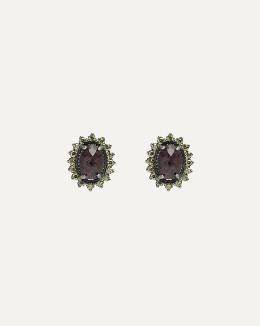 PENDIENTES SUNFIELD CORA OVAL