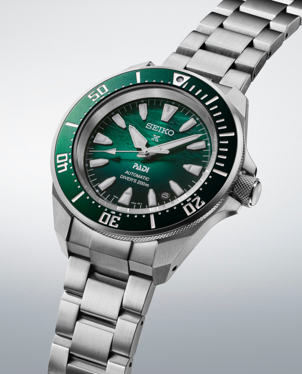 RELOJ SEIKO PROSPEX SAMURAI DIVER PADI VERDE