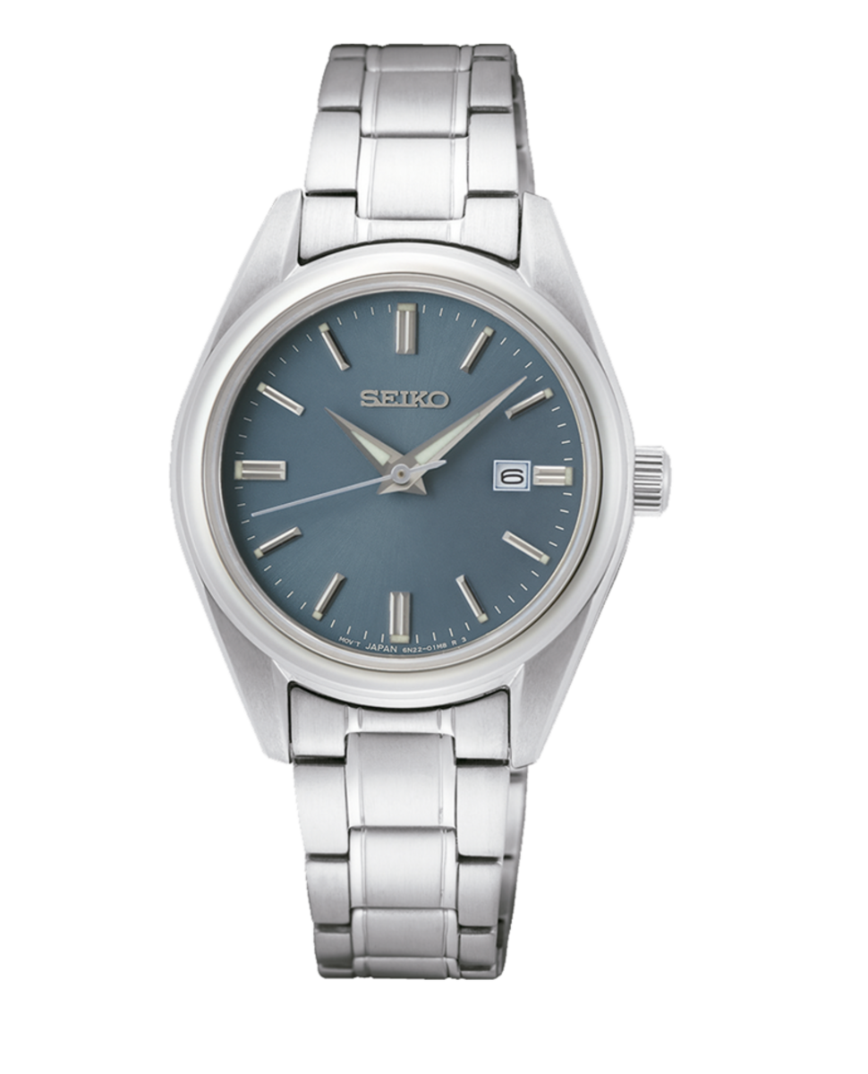 RELOJ SEIKO NEO CLASSIC 3 AGUJAS ZAFIRO AZUL SMALL
