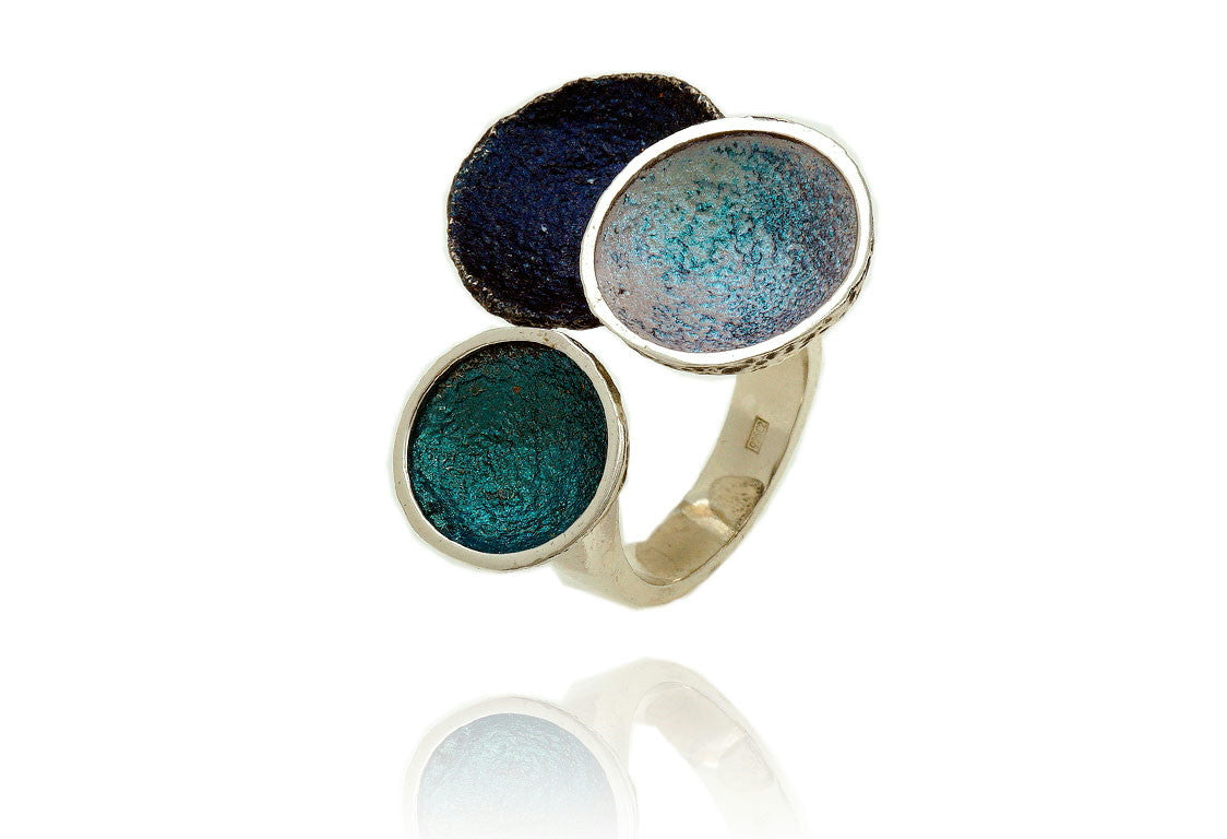 ANILLO ARIOR SINGULAR AZUL