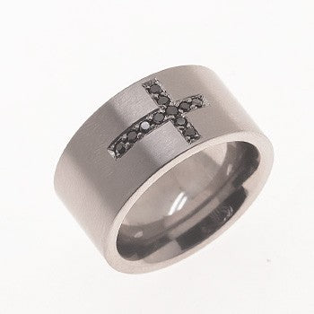 ANILLO ACERO CROS