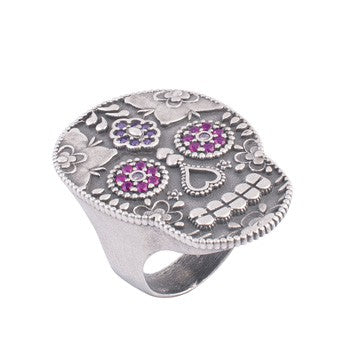 ANILLO RAIVE DE CALAVERA MEX XL