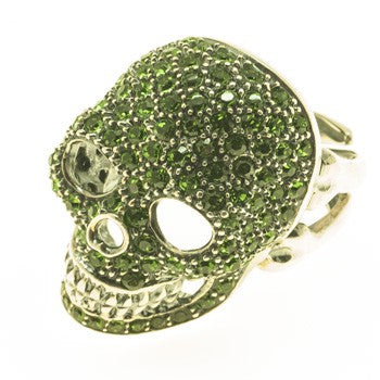 ANILLO SKULL VERDE