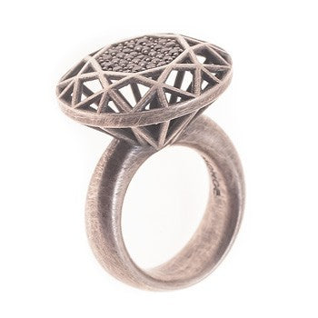 anillo diamond black