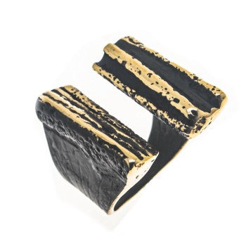 anillo fili plaza bronce negro ii