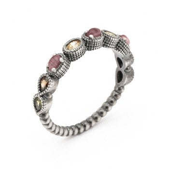 ANILLO RAIVE PUNTOS ROSA