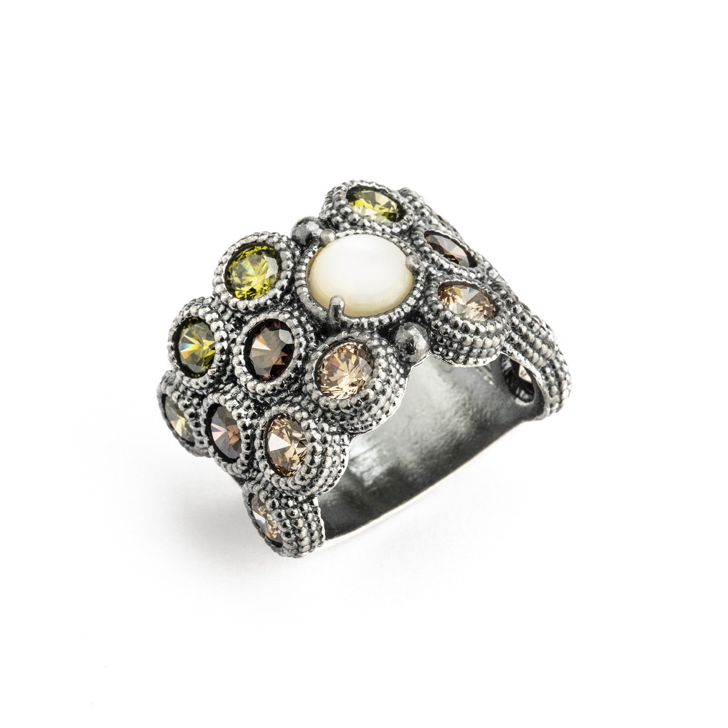 ANILLO RAIVE TROIS PERLA